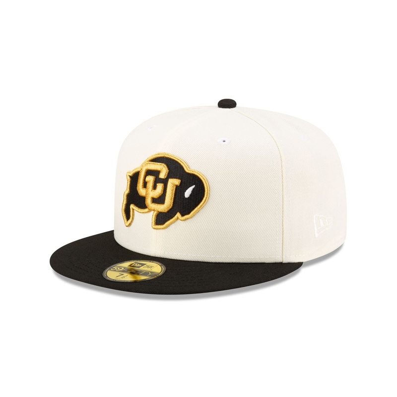 Colorado Buffaloes White 59FIFTY Fitted Hat 7