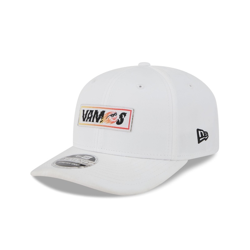 Fireballs GC White 9SEVENTY Stretch-Snap Hat One Size
