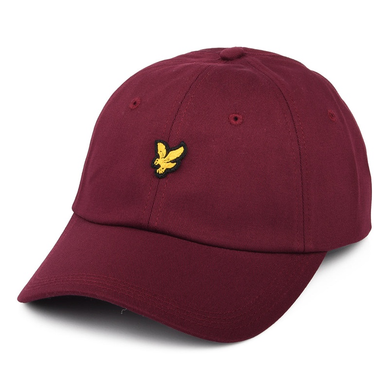 Lyle & Scott Hats Vintage Baseball Cap – Burgundy Adjustable