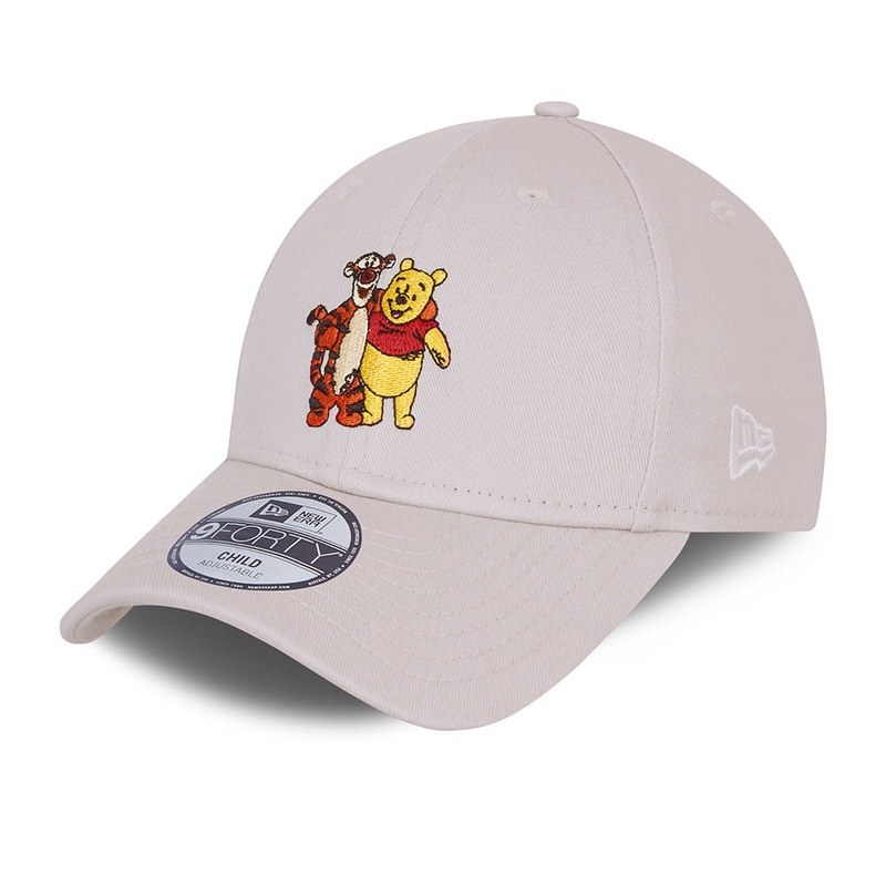 New Era Kids 9FORTY Winnie The Pooh Baseball Cap – Disney Character – Stone CHILD ADJ.