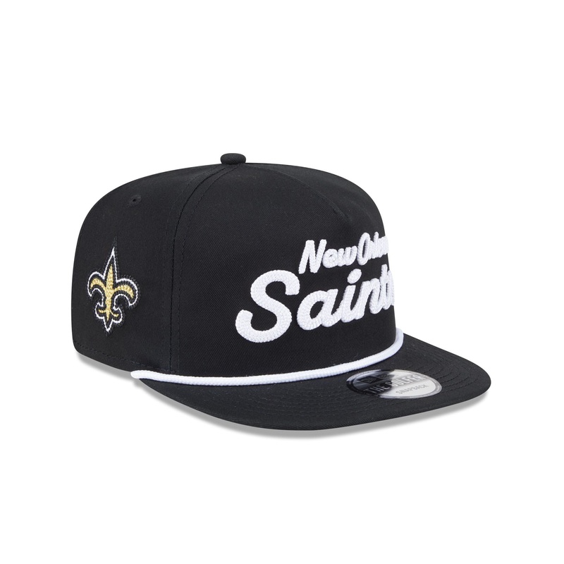 New Orleans Saints Team Text Golfer Hat One Size