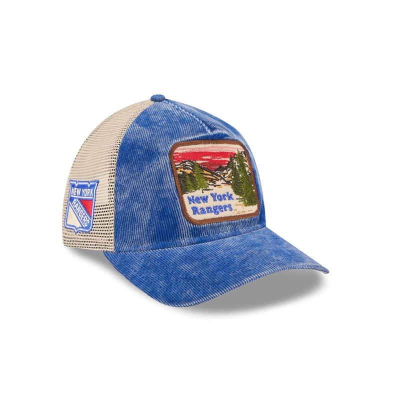 New York Rangers Vintage Landscape 9TWENTY A-Frame Trucker Hat One Size