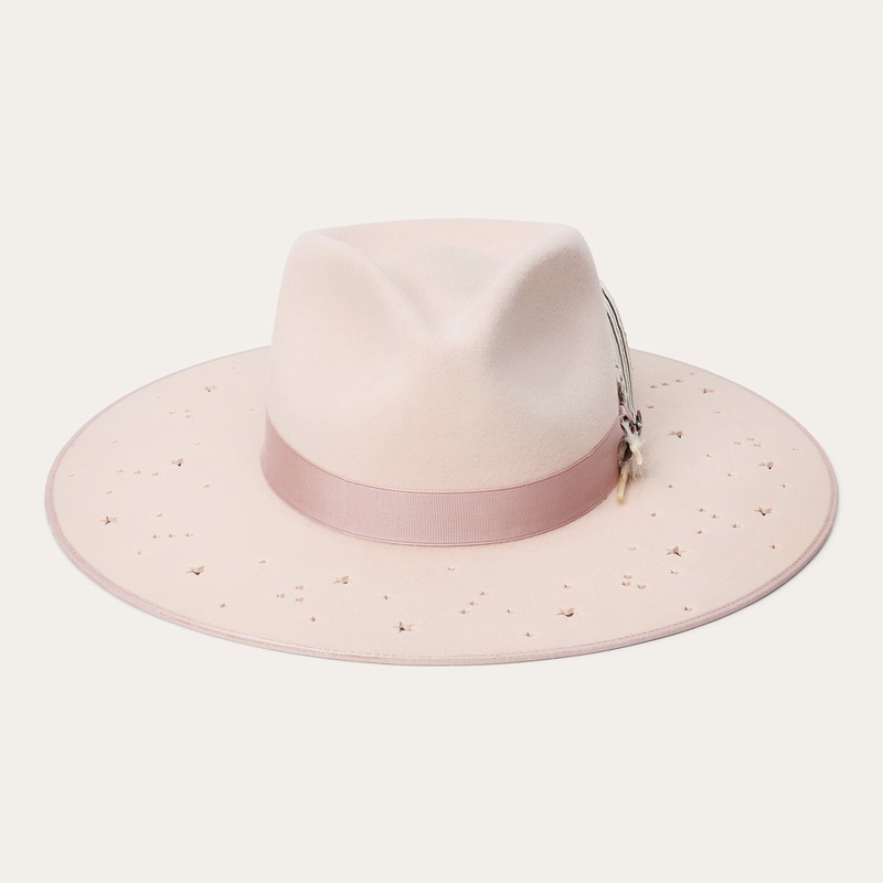 Night Sky Fedora Powder Pink S