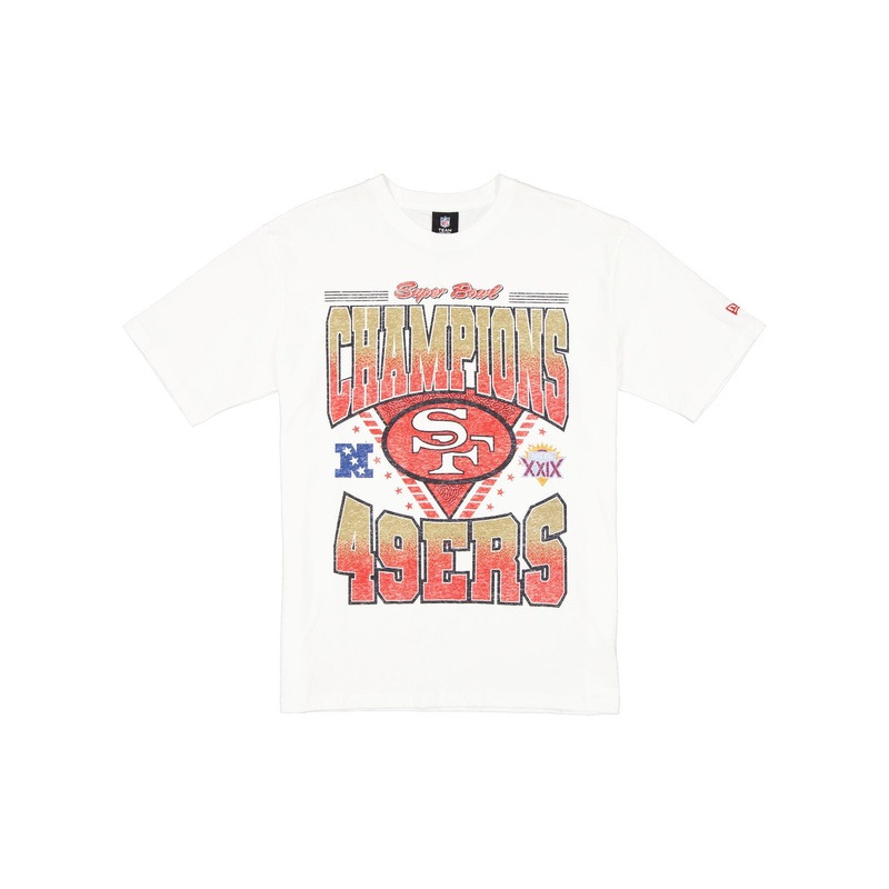 San Francisco 49ers Sport Classics Washed Optic White T-Shirt S