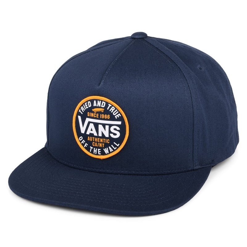 Vans Hats Logo Pack Snapback Cap – Navy Blue Adjustable