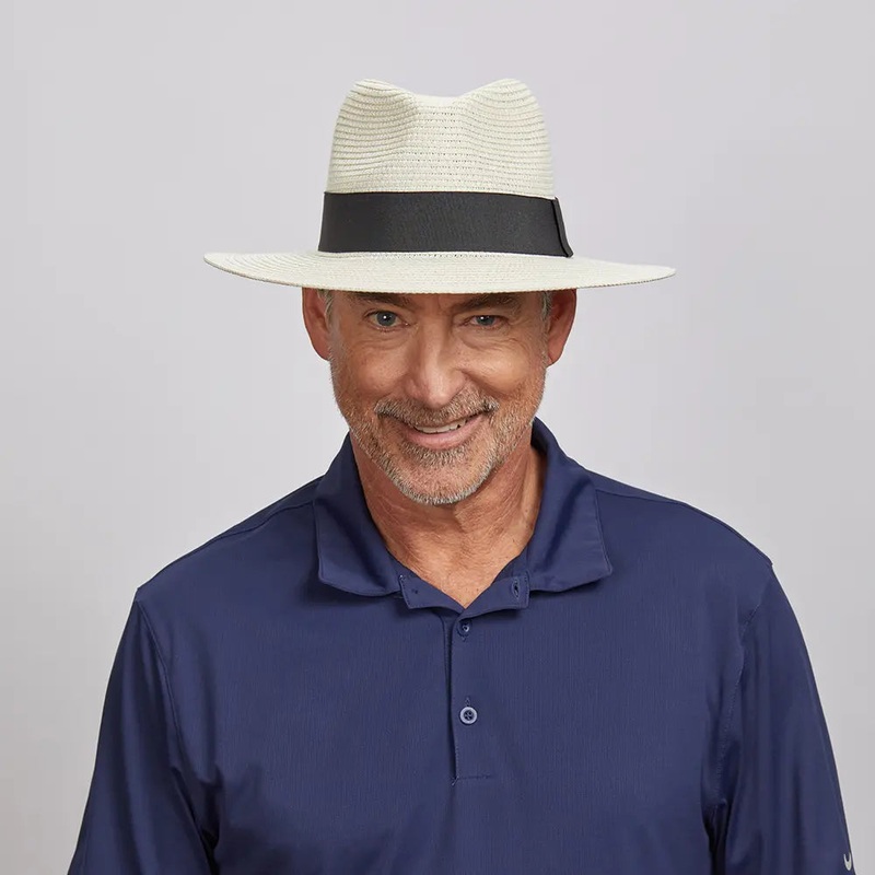 Afternoon | Mens Fedora Straw Hat Cream SM
