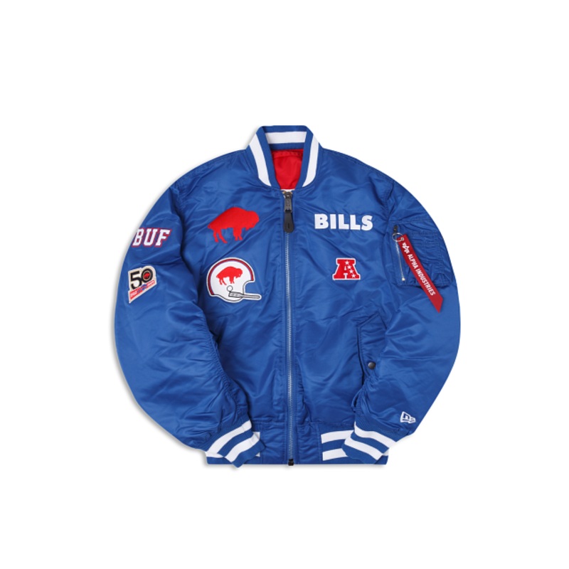 Alpha Industries X Buffalo Bills Alt MA-1 Bomber Jacket S