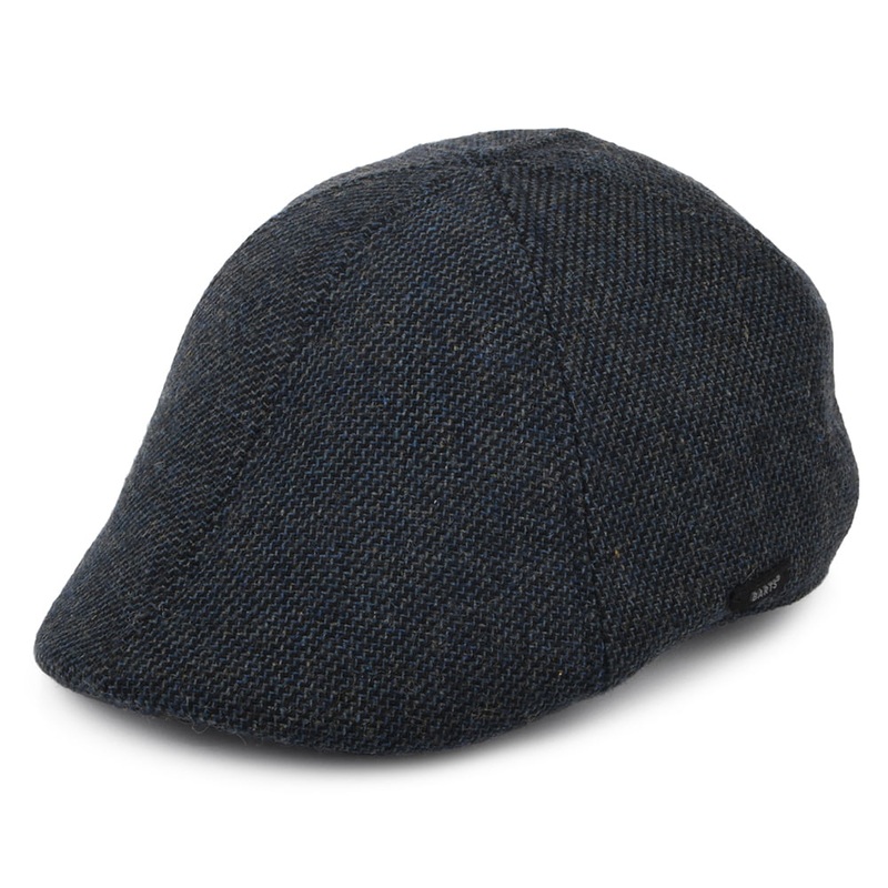 Barts Hats Mr. Mitchell Duckbill Flat Cap – Navy Blue M