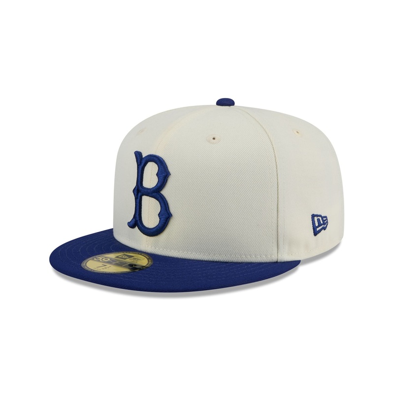 Brooklyn Dodgers Chrome 59FIFTY Fitted Hat 7