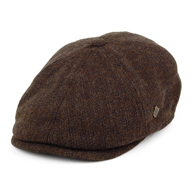 Failsworth Hats Hudson Merino Lambswool Newsboy Cap – Brown 55