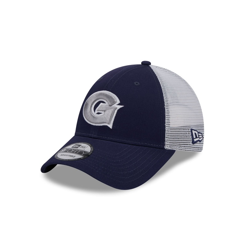 Georgetown Hoyas Blue 9FORTY Trucker Hat One Size