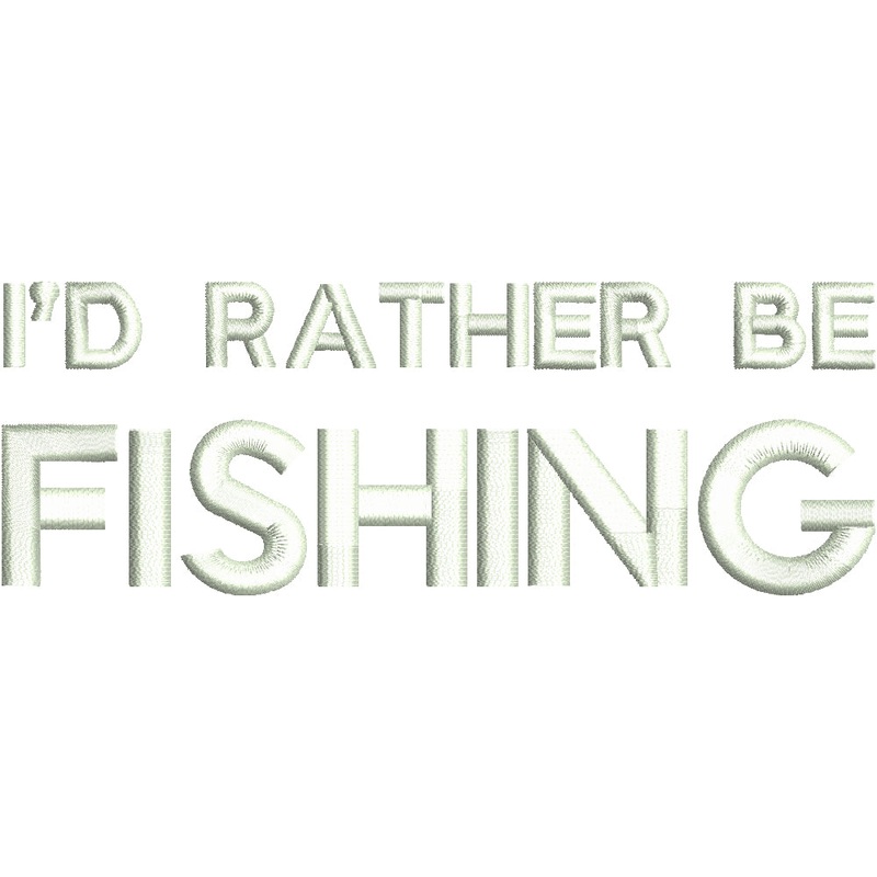 I’d Rather Be Fishing Default Title One Size