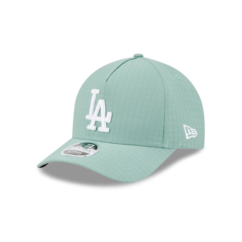 Los Angeles Dodgers Green Ripstop 9FORTY M-Crown A-Frame Snapback Hat One Size