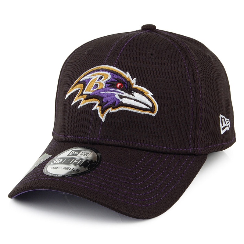 New Era 39THIRTY Baltimore Ravens Baseball Cap – NFL Onfield Road – Black Small/Medium