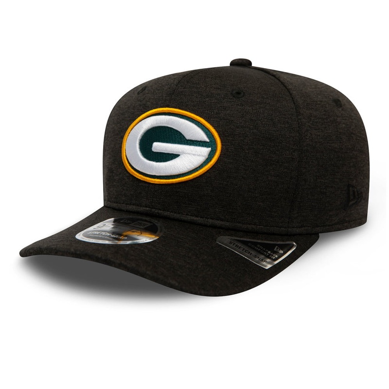 New Era 9FIFTY Green Bay Packers Stretch Snapback Cap – NFL Total Shadow Tech – Charcoal Small/Medium