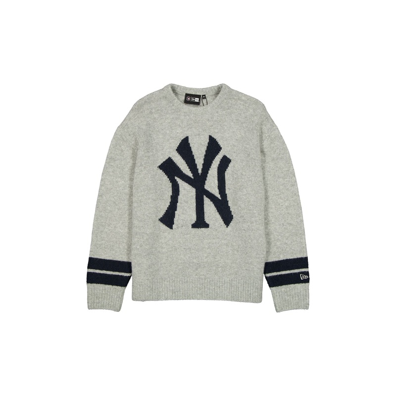 New York Yankees Gray Knit Sweater S