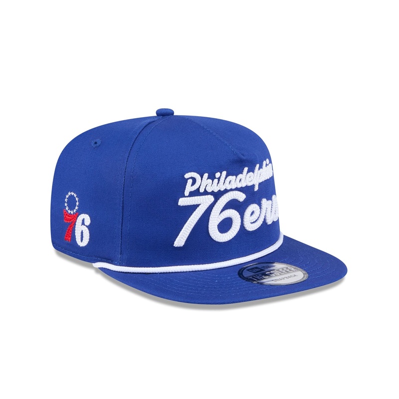 Philadelphia 76ers Team Text Golfer Hat One Size