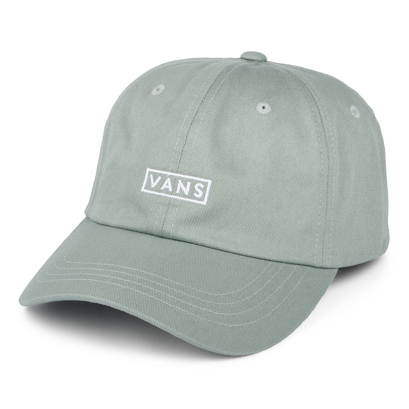 Vans Hats Curved Brim Baseball Cap – Light Green Adjustable