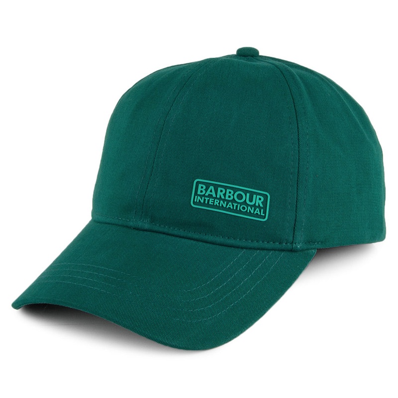 Barbour International Norton Drill Baseball Cap – Dark Green Adjustable
