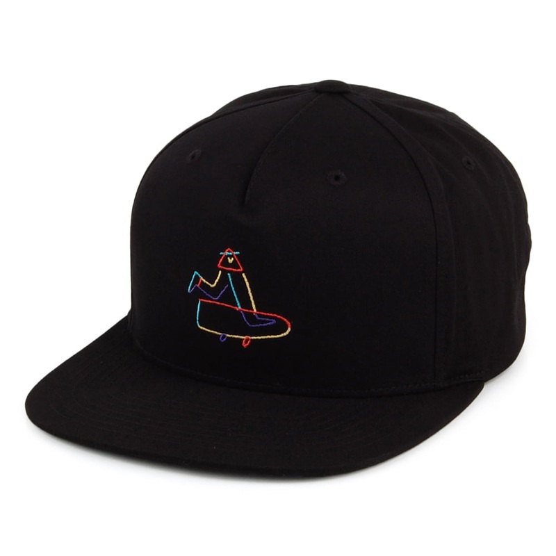 Brixton Hats Lucas Beaufort MP Snapback Cap – Black Adjustable