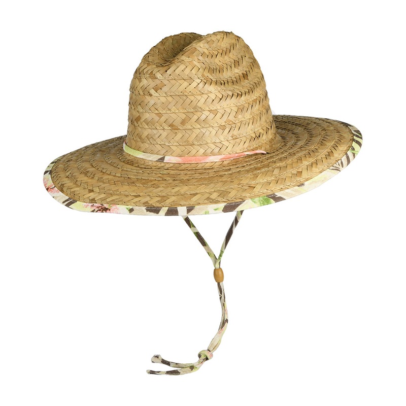 Dorfman Pacific Hats Montane Palm Lifeguard Hat – Natural 1-Size