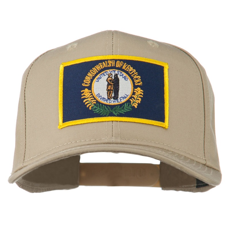 Kentucky State High Profile Patch Cap Khaki One Size