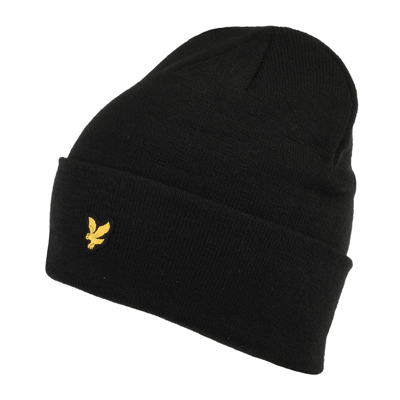 Lyle & Scott Hats Basic Beanie Hat – Black 1-Size
