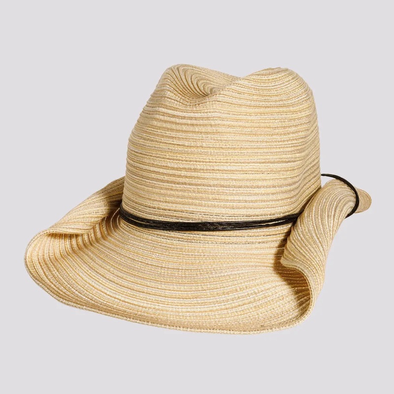 Memphis | Womens Rolled Brim Polybraid Western Cowgirl Hat Natural OS