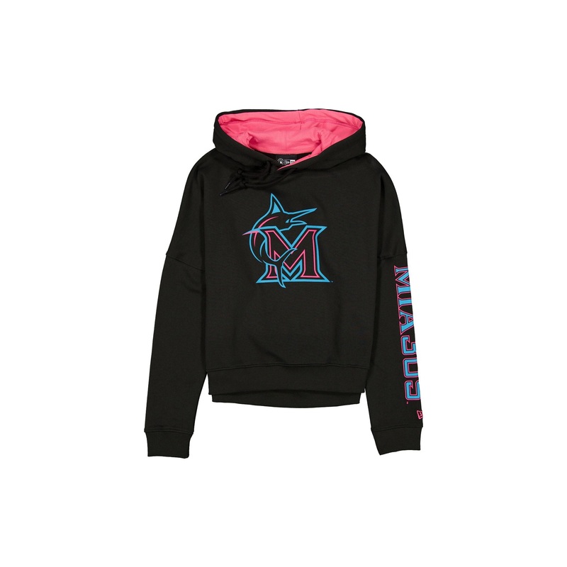Miami Marlins City Connect Women’s Black Hoodie XS