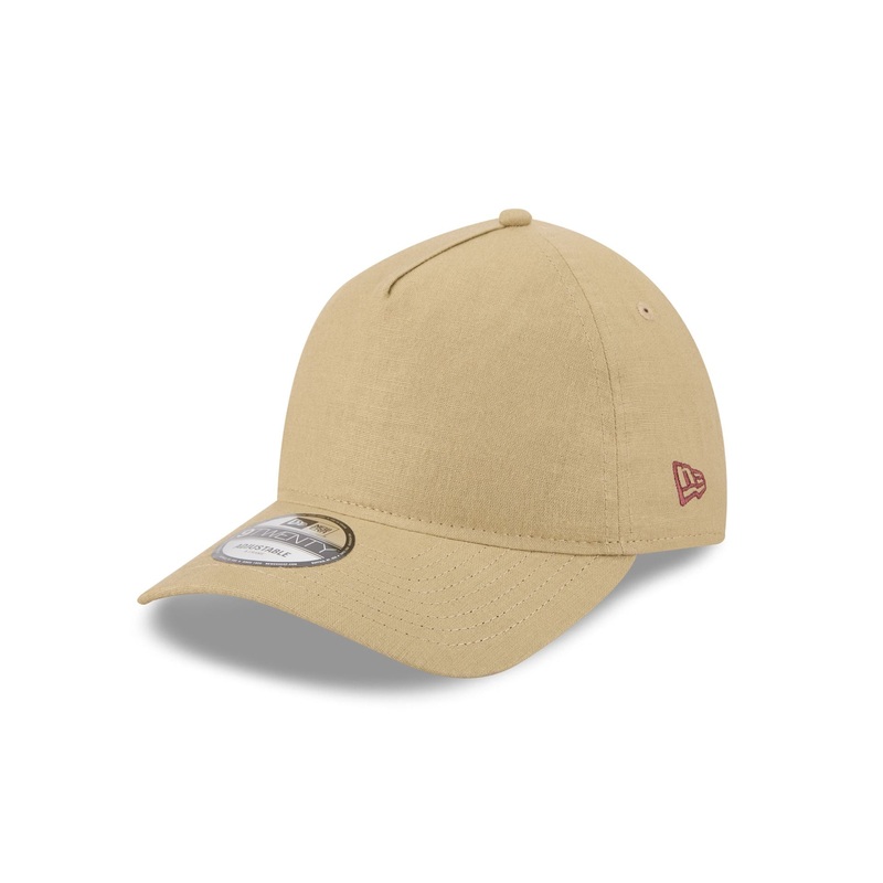 New Era Cap Tan 9TWENTY A-Frame Adjustable Hat One Size