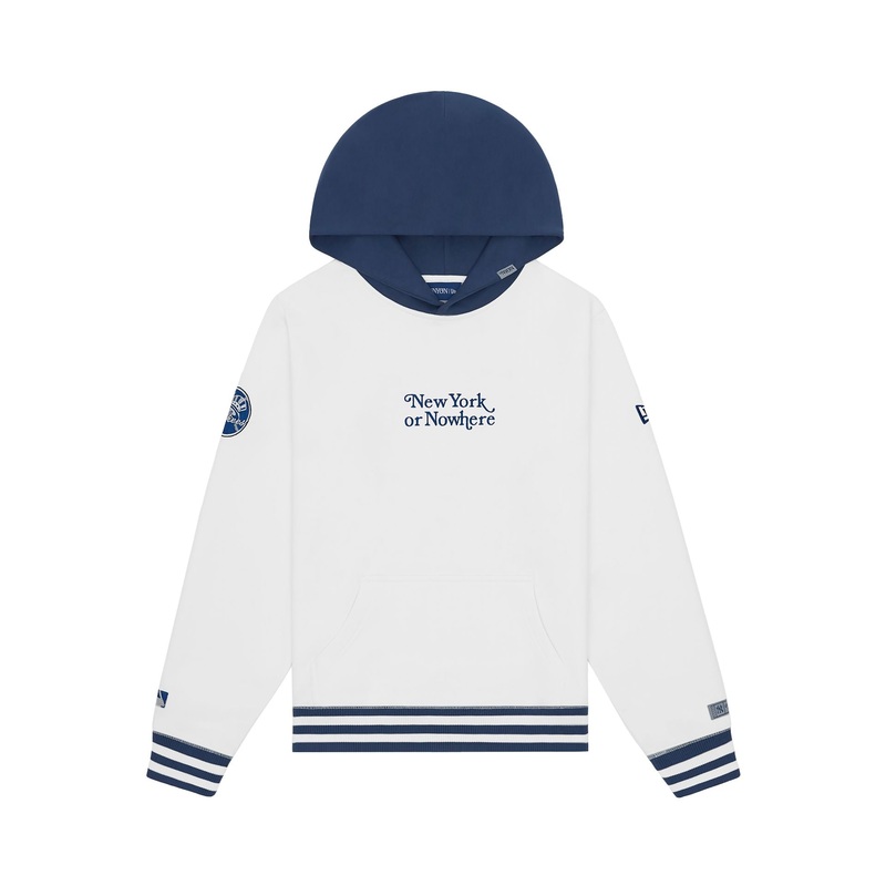 New York or Nowhere x New York Yankees White Hoodie S
