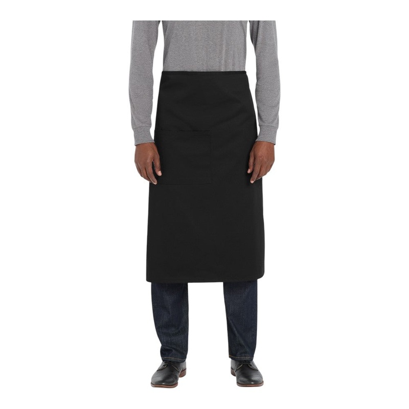 Port Authority A701 Easy Care Full Bistro Apron with Stain Release Black
