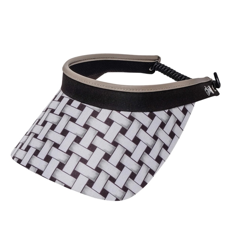 Shadow Weave Coil Lace Sun Visor – GloveIt Golf Hats Black