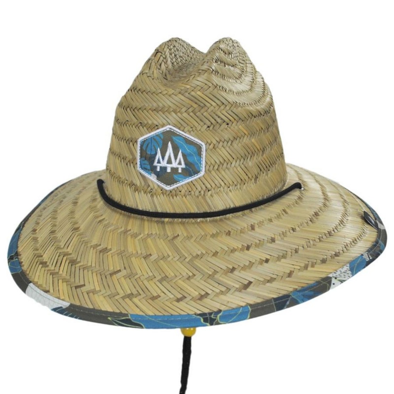 Sprout Straw Lifeguard Hat TAN ONE SIZE FITS MOST