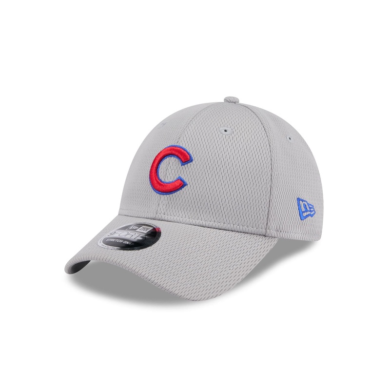 Chicago Cubs Gray 9FORTY Stretch-Snap Hat One Size