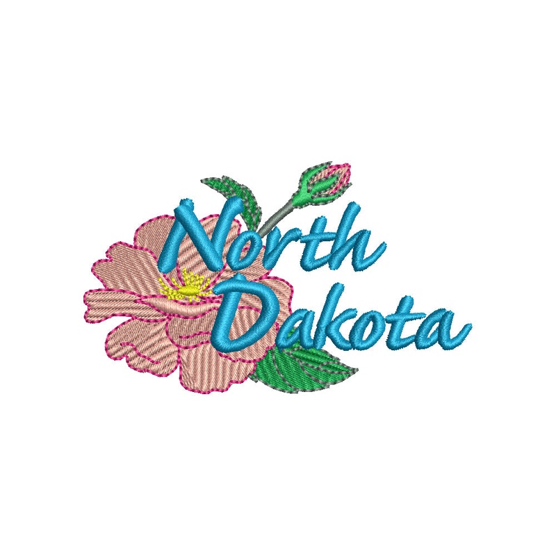 North Dakota Wild Prairie Rose Flower Default Title One Size