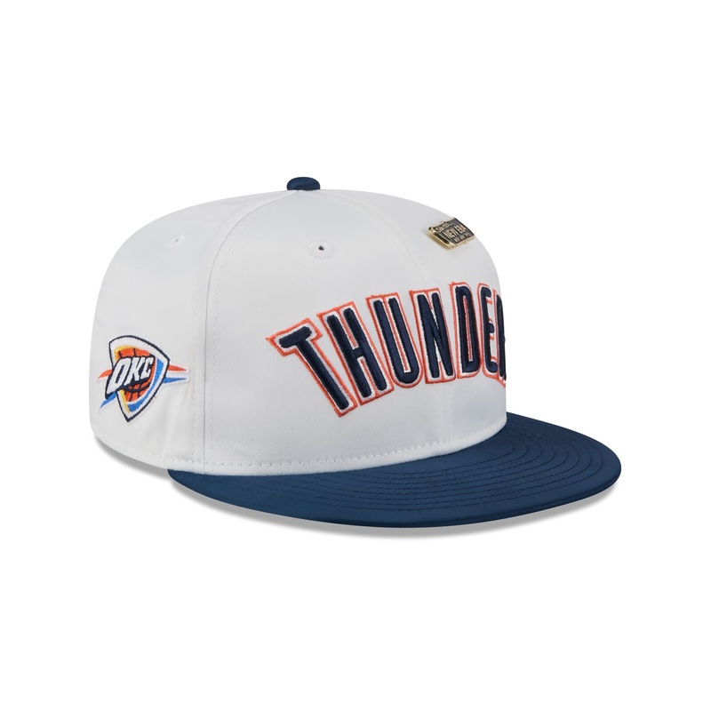 Oklahoma City Thunder Spring Satin 59FIFTY Fitted Hat 7