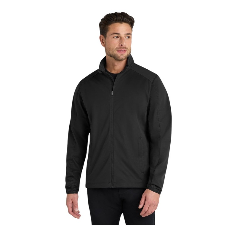 Port Authority J717 Active Soft Shell Jacket Deep Black XS
