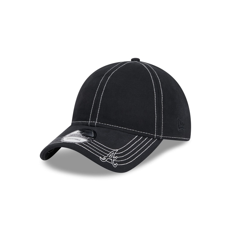 Atlanta Braves Contrast Stitch 9TWENTY Adjustable Hat One Size
