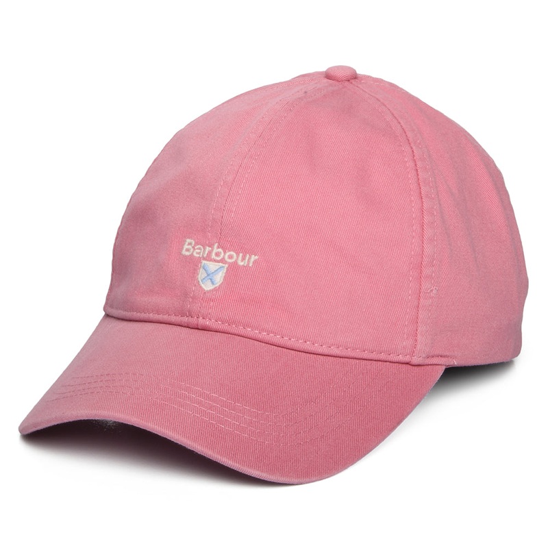 Barbour Hats Cascade Cotton Baseball Cap – Pink Adjustable