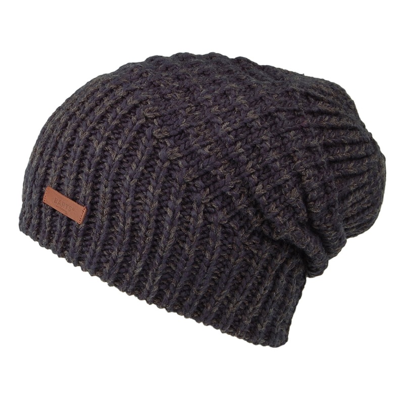 Barts Hats Evron Slouchy Beanie Hat – Navy Blue 1-Size