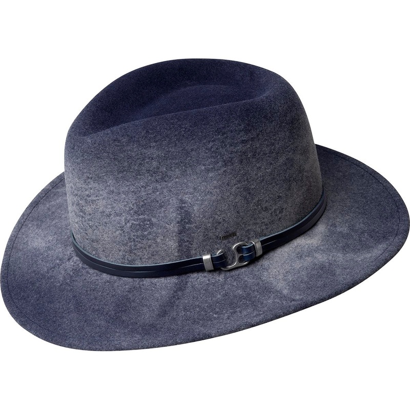 Began Fedora Dark Navy Swirl S