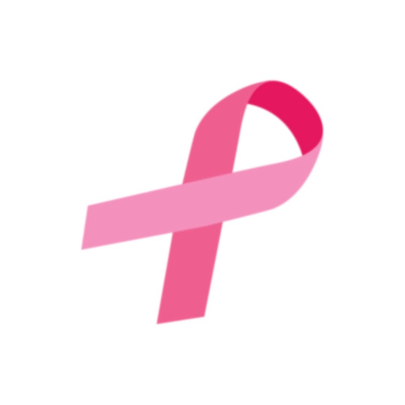 Breast Cancer Awareness Pink Ribbon Heat Transfers Sticker Pink One Size