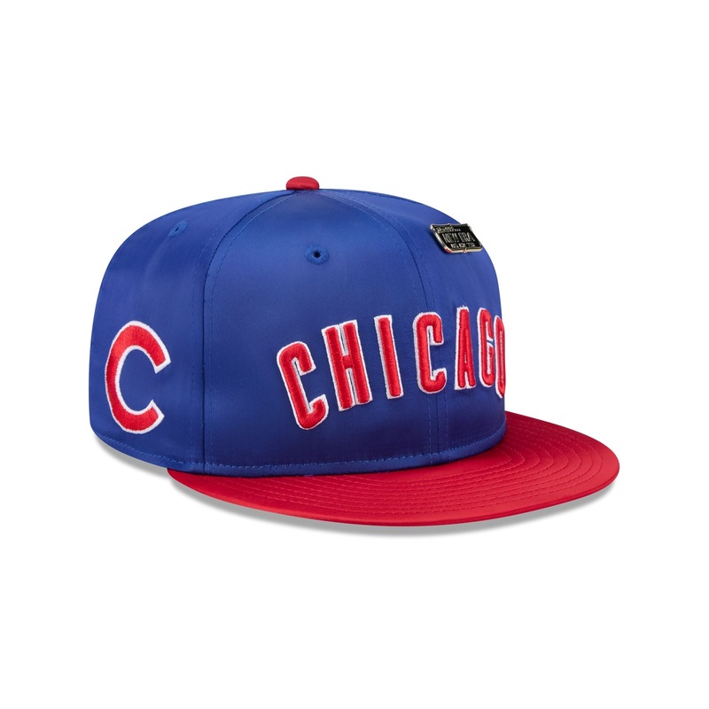 Chicago Cubs Spring Satin 59FIFTY Fitted Hat 7