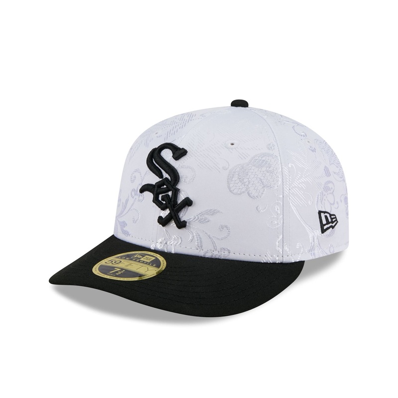 Chicago White Sox Floral Shine Low Profile 59FIFTY Fitted Hat 7
