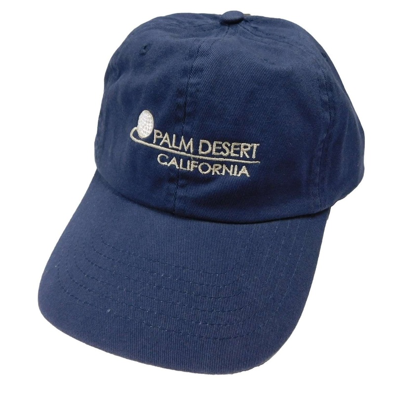 DPC Unstructured Twill Cap with PALM DESERT Navy