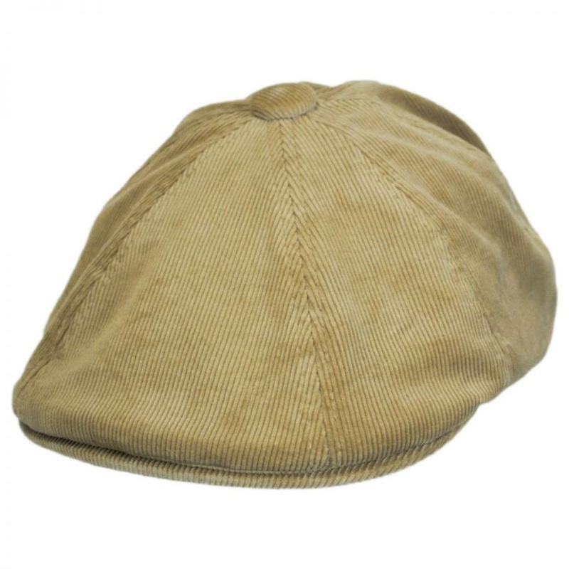 Hawker Corduroy Newsboy Cap BEIGE S