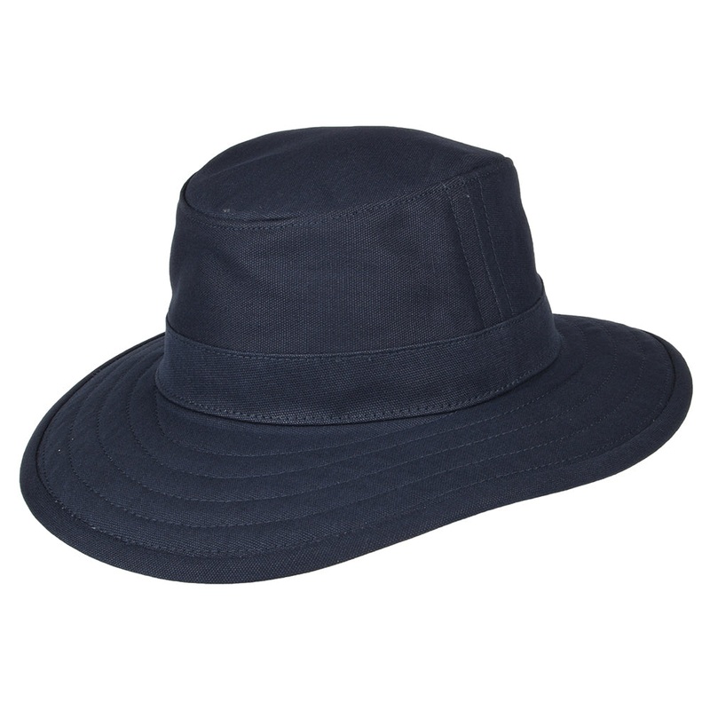 Jaxon & James Cotton Canvas Packable Sun Hat – Navy Blue S