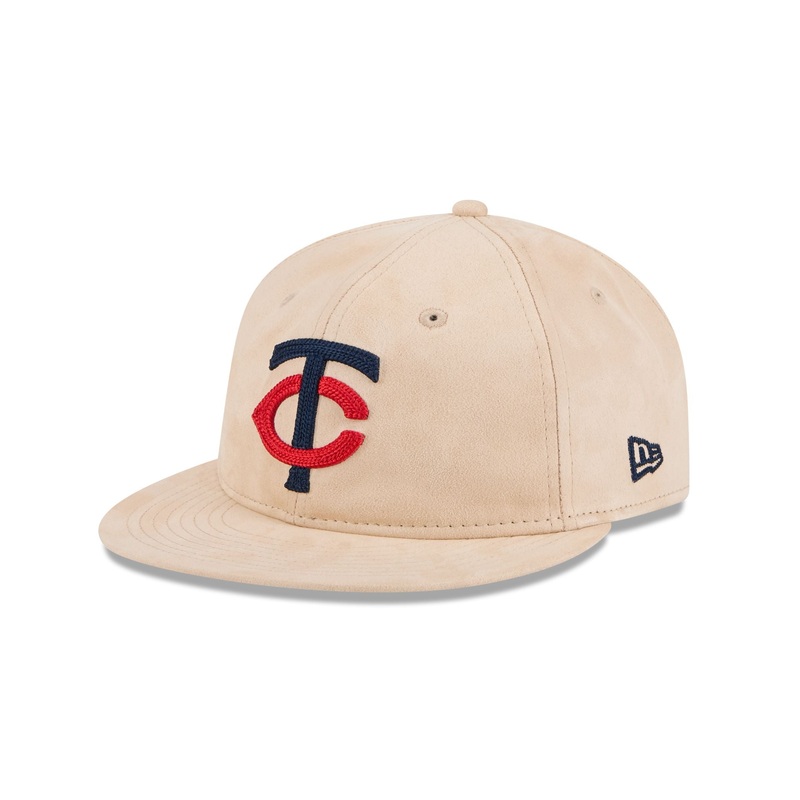 Minnesota Twins Stone Suede Retro Crown 9FIFTY Snapback Hat One Size