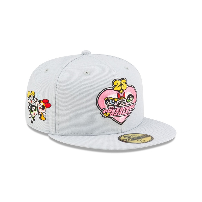 Powerpuff Girls 25th Anniversary Wordmark 59FIFTY Fitted Hat 7